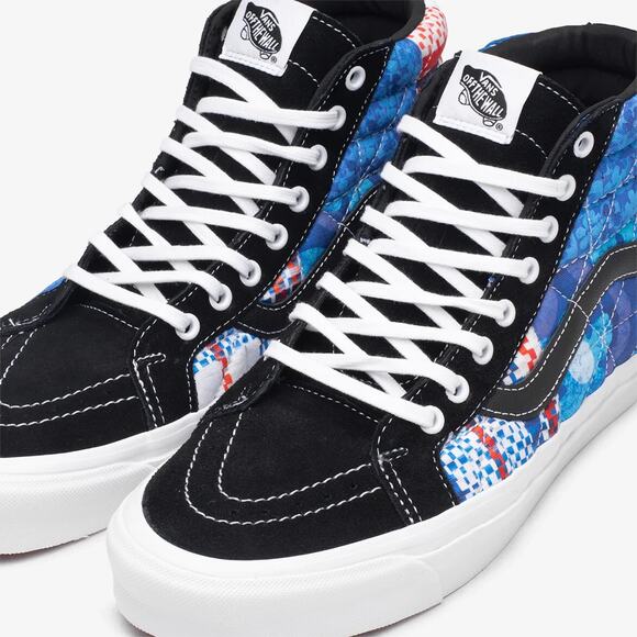 VANS Sk8-Hi 38 DX Pw (SpongeBob) Sandy Liang Patchwork Shoes Size 7.5 Men\'s NEW! main image 5